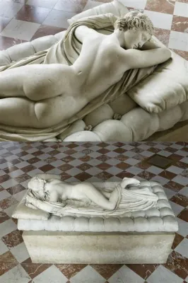  The Sleeping Hermaphroditus - A Baroque Marble Dream Interwoven with Neoclassical Serenity!