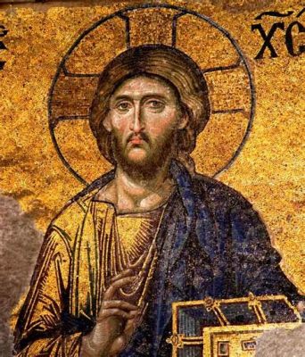  Christ Pantocrator -  ภาพศักดิ์สิทธิ์ที่แผ่รัศมีความเป็นอมตะและอำนาจเหนือโลก