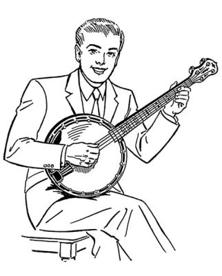  The Banjo Player - การเรียงสีที่ไพเราะของดนตรีและจิตวิญญาณของผู้เล่น