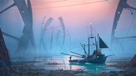  “The Last Fisherman” - โศกนาฏกรรมและความงามที่แฝงอยู่ในภาพวาด